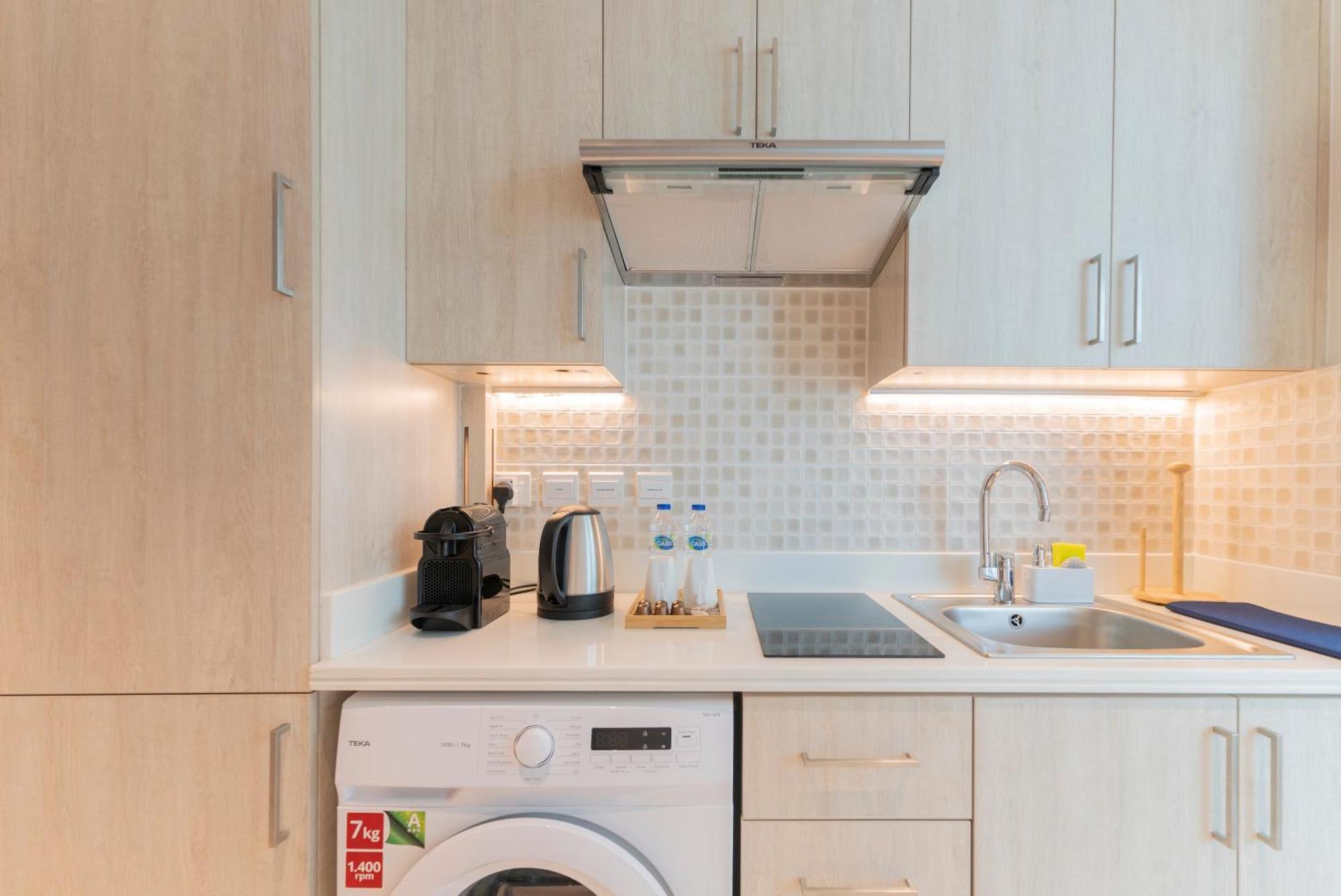 Studio With Private Beach Access At Palm Jumeirah دبي المظهر الخارجي الصورة