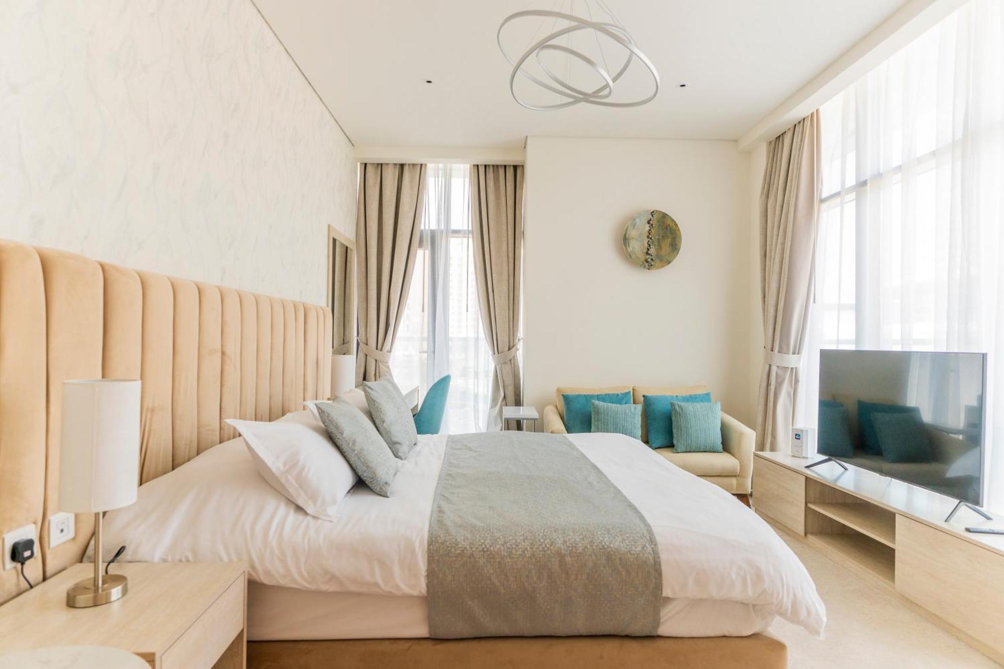 Studio With Private Beach Access At Palm Jumeirah دبي المظهر الخارجي الصورة