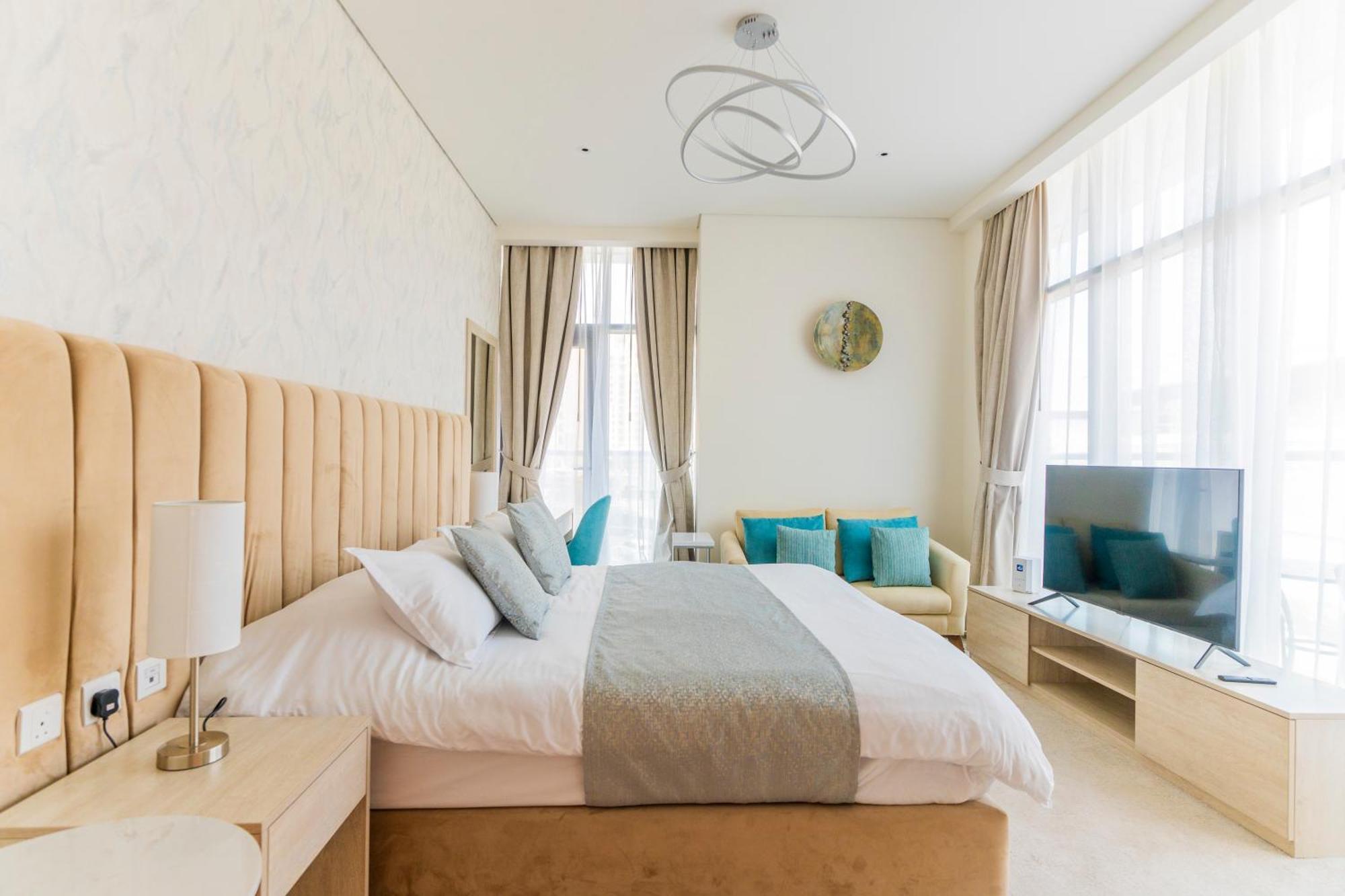 Studio With Private Beach Access At Palm Jumeirah دبي المظهر الخارجي الصورة