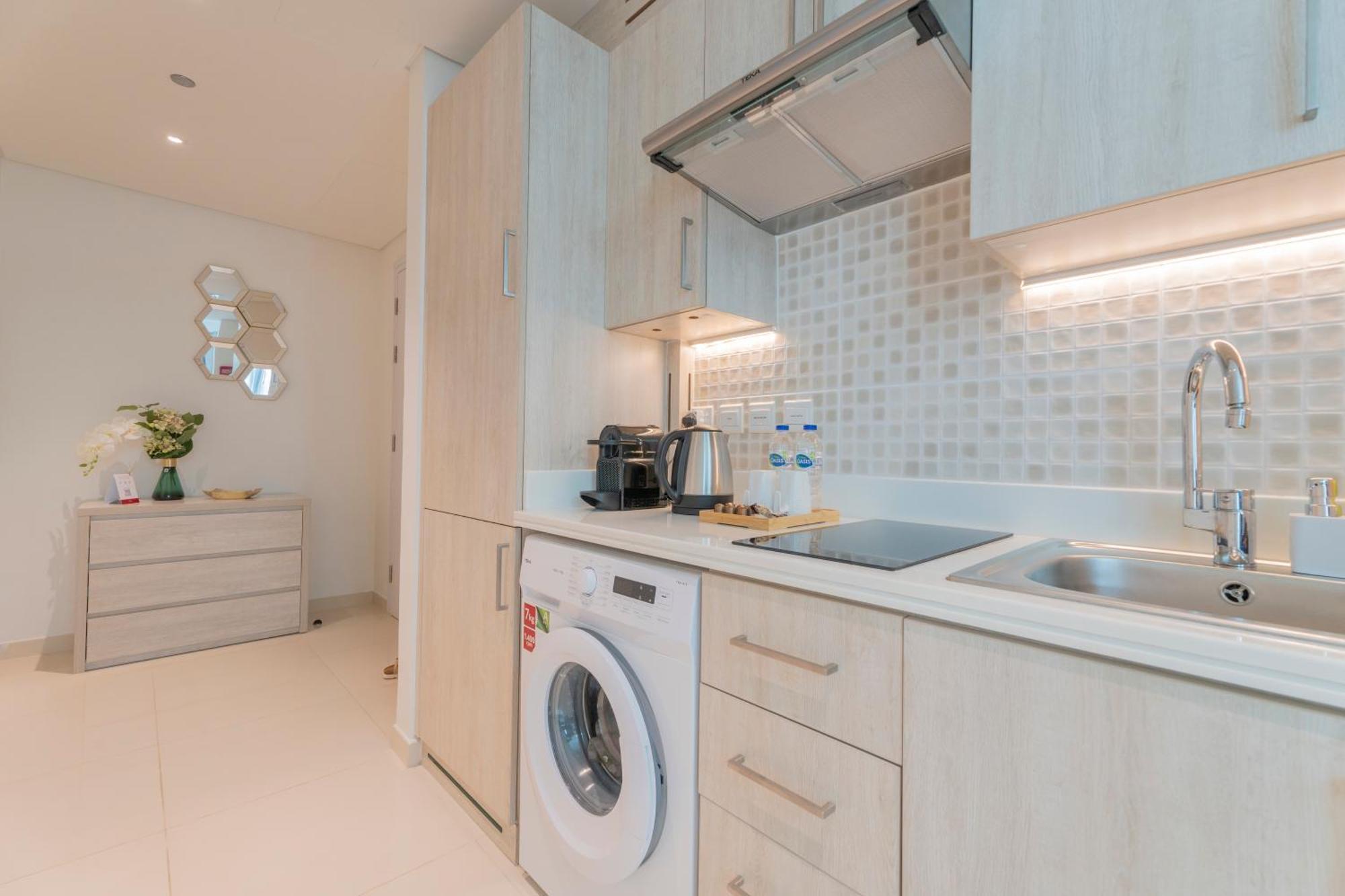 Studio With Private Beach Access At Palm Jumeirah دبي المظهر الخارجي الصورة