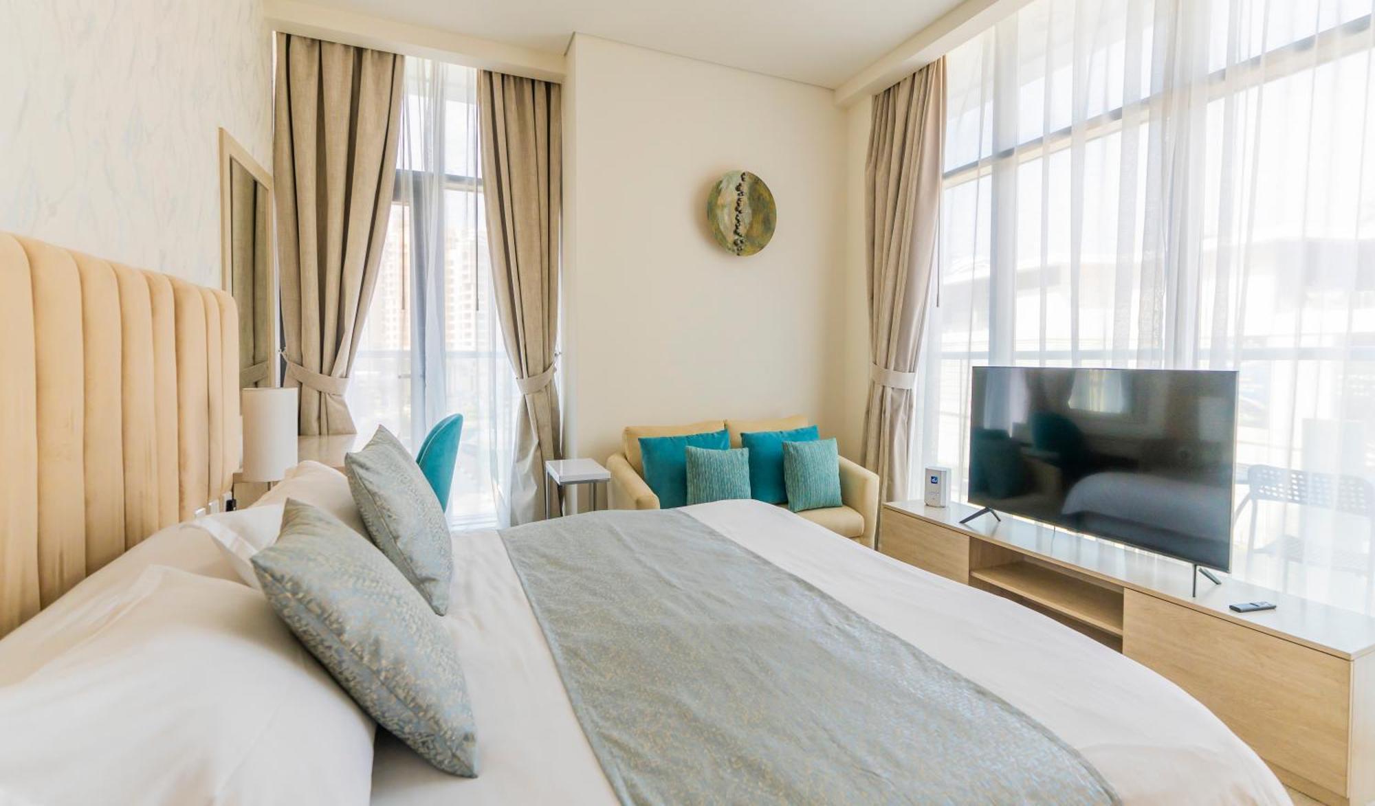 Studio With Private Beach Access At Palm Jumeirah دبي المظهر الخارجي الصورة